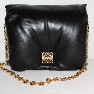 Loewe Leather Puffer Goya Shoulder Bag